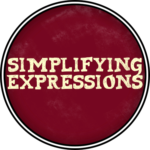 5 Simplifying Expressions Class Badge